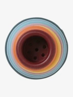 Pyramide à Empiler En Silicone Multicolor - Vertbaudet -Vertbaudet Soldes Magasin pyramide a empiler en silicone 2