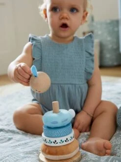 Pyramide à Empiler Tissu Et Bois FSC® Bleu - Vertbaudet 10 Pyramide à Empiler Tissu Et Bois FSC® Bleu - Vertbaudet -Vertbaudet Soldes Magasin pyramide a empiler tissu et bois fsc 4