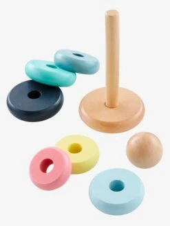 Pyramide D'éveil En Bois FSC® Multicolore - Vertbaudet -Vertbaudet Soldes Magasin pyramide deveil en bois fsc 2