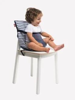 Rehausseur BABYTOLOVE Chaise Nomade Blanc / Marine - Baby To Love -Vertbaudet Soldes Magasin rehausseur babytolove chaise nomade 3