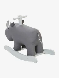 Rhinocéros à Bascule FSC® Gris - Vertbaudet -Vertbaudet Soldes Magasin rhinoceros a bascule fsc 4