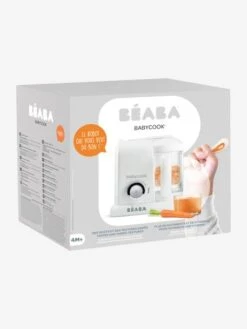 Robot 4 En 1 BEABA Babycook Solo Blanc/vert - Beaba -Vertbaudet Soldes Magasin robot 4 en 1 beaba babycook solo 3