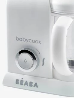 Robot 4 En 1 BEABA Babycook Solo Blanc/vert - Beaba -Vertbaudet Soldes Magasin robot 4 en 1 beaba babycook solo 5