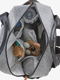 Sac à Dos à Langer Vertbaudet Gris Chiné - Vertbaudet -Vertbaudet Soldes Magasin sac a dos a langer vertbaudet 5