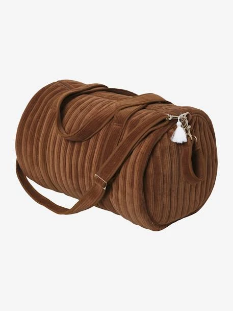 Sac à Langer Baby Roll En Velours Côtelé Caramel - Vertbaudet 3 Sac à Langer Baby Roll En Velours Côtelé Caramel - Vertbaudet – Image 3
