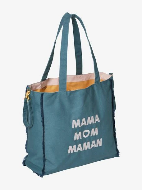 Sac à Langer Cabas Basic Bleu - Vertbaudet 3 Sac à Langer Cabas Basic Bleu - Vertbaudet – Image 3