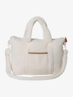 Sac à Langer En Sherpa Plume Beige - Vertbaudet -Vertbaudet Soldes Magasin sac a langer en sherpa plume 2