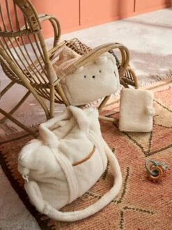 Sac à Langer En Sherpa Plume Beige - Vertbaudet