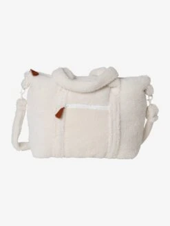 Sac à Langer En Sherpa Plume Beige - Vertbaudet -Vertbaudet Soldes Magasin sac a langer en sherpa plume 3