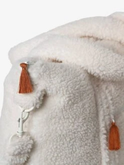 Sac à Langer En Sherpa Plume Beige - Vertbaudet -Vertbaudet Soldes Magasin sac a langer en sherpa plume 5