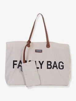 Sac à Langer Family Bag CHILDHOME Vert Clair Uni Avec Decor - Childhome
