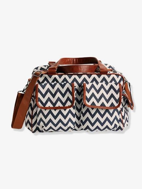 Sac à Langer Journée Multipoches Vertbaudet Imprimé Chevrons - Vertbaudet 1 Sac à Langer Journée Multipoches Vertbaudet Imprimé Chevrons - Vertbaudet