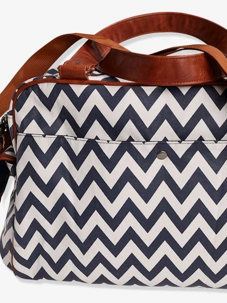 Sac à Langer Journée Multipoches Vertbaudet Imprimé Chevrons - Vertbaudet 4 Sac à Langer Journée Multipoches Vertbaudet Imprimé Chevrons - Vertbaudet – Image 4