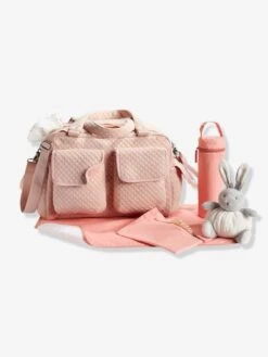 Sac à Langer Journée Multipoches Vertbaudet Rose Poudré - Vertbaudet