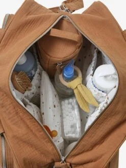 Sac à Langer Multipoches En Gaze De Coton Family L Caramel - Vertbaudet 7 Sac à Langer Multipoches En Gaze De Coton Family L Caramel - Vertbaudet -Vertbaudet Soldes Magasin sac a langer multipoches en gaze de coton family l 3