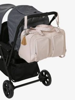 Sac à Langer Multipoches Family L VERTBAUDET Toile Rose Pale - Vertbaudet -Vertbaudet Soldes Magasin sac a langer multipoches family l vertbaudet 3