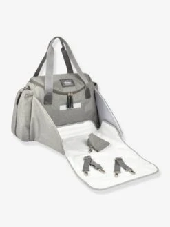 Sac à Langer Sydney II BEABA Gris Imprimé - Beaba -Vertbaudet Soldes Magasin sac a langer sydney ii beaba 2