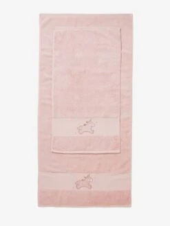 Serviette De Bain Licorne Rose Clair - Vertbaudet -Vertbaudet Soldes Magasin serviette de bain licorne 3