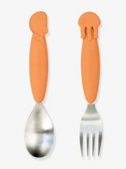 Set 2 Couverts DONE BY DEER YummyPlus Sea Friends Rose - Done By Deer -Vertbaudet Soldes Magasin set 2 couverts done by deer yummyplus sea friends 4