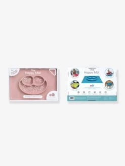 Set De Table Tout-en-un Avec Assiette EZPZ Happy Mat En Silicone Rose - EZPZ -Vertbaudet Soldes Magasin set de table tout en un avec assiette ezpz happy mat en silicone 2