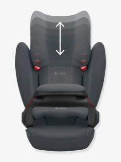 Siège-auto évolutif CYBEX Silver Pallas B2-Fix Isofix Groupe 1/2/3 Volcano Black - Cybex -Vertbaudet Soldes Magasin siege auto evolutif cybex silver pallas b2 fix isofix groupe 123 2