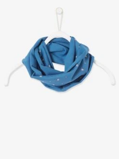 Snood Imprimé Fille Bleu Ardoise Imprimé - Vertbaudet