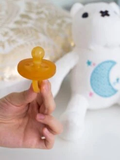 Sucette à Bout Rond Tout Latex 6 Mois+ SUAVINEX Naturel - Suavinex -Vertbaudet Soldes Magasin sucette a bout rond tout latex 6 mois suavinex 3