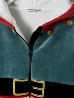 Surpyjama En Velours Lutin Mixte Bébé Rouge Brique - Vertbaudet -Vertbaudet Soldes Magasin surpyjama en velours lutin mixte bebe 2