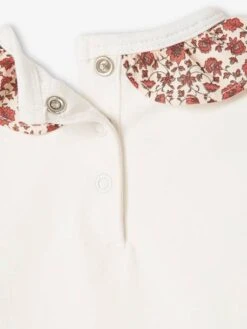 T-shirt Body Col Volanté Bébé Manches Longues Ivoire - Vertbaudet 8 T-shirt Body Col Volanté Bébé Manches Longues Ivoire - Vertbaudet -Vertbaudet Soldes Magasin t shirt body col volante bebe manches longues 3