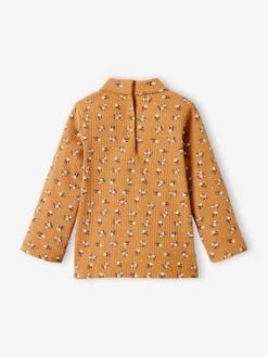 T-shirt Côtelé Bébé Col Roulé écru - Vertbaudet -Vertbaudet Soldes Magasin t shirt cotele bebe col roule 3