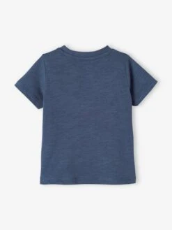 T-shirt Imprimé Bébé Garçon Bleu Jean - Vertbaudet -Vertbaudet Soldes Magasin t shirt imprime bebe garcon 4