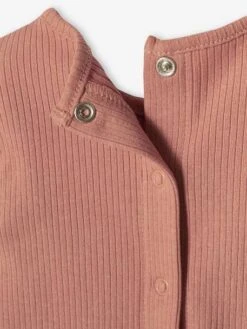 T-shirt Love Bébé Manches Courtes Vieux Rose - Vertbaudet -Vertbaudet Soldes Magasin t shirt love bebe manches courtes 3