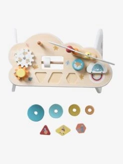 Table Basse D'activités Nuage Les Amis De La Forêt En Bois FSC® Blanc - Vertbaudet -Vertbaudet Soldes Magasin table basse dactivites nuage les amis de la foret en bois fsc 3