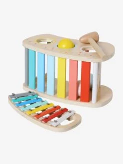 Tap Tap Xylophone 2 En 1 En Bois FSC® Multicolore - Vertbaudet -Vertbaudet Soldes Magasin tap tap xylophone 2 en 1 en bois fsc 2