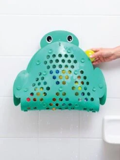 Tapis De Bain Et Rangement 2 En 1 INFANTINO Bleu - Infantino -Vertbaudet Soldes Magasin tapis de bain et rangement 2 en 1 infantino 3