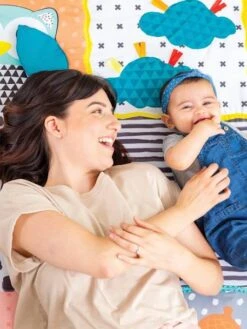 Tapis De Jeu Multi Activités Sensoriel Géant Infantino Vert - Infantino -Vertbaudet Soldes Magasin tapis de jeu multi activites sensoriel geant infantino 3