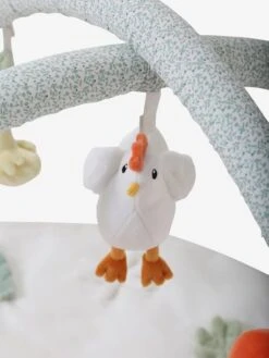 Tapis D'éveil Avec Arches En Coton Nid D'abeille LOVELY FARM Lovely Farm - Multicolore - Vertbaudet -Vertbaudet Soldes Magasin tapis deveil avec arches en coton nid dabeille lovely farm 4