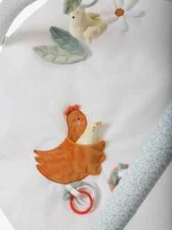 Tapis D'éveil Avec Arches En Coton Nid D'abeille LOVELY FARM Lovely Farm - Multicolore - Vertbaudet -Vertbaudet Soldes Magasin tapis deveil avec arches en coton nid dabeille lovely farm 5