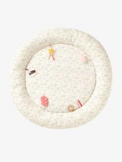 Tapis D'éveil Avec Arches Florettes Ecru / Multico - Vertbaudet -Vertbaudet Soldes Magasin tapis deveil avec arches florettes 2