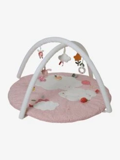 Tapis D'éveil Avec Arches VOYAGE AU PAYS ROSE Rose - Vertbaudet -Vertbaudet Soldes Magasin tapis deveil avec arches voyage au pays rose 4