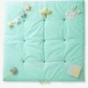 Tapis D'éveil Souple Funny Baby Vert D'eau Imprimé - Vertbaudet