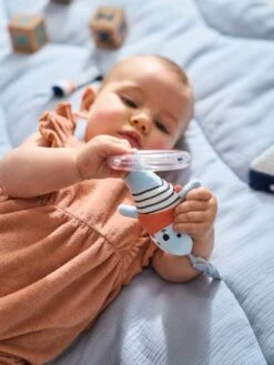 Tapis D'éveil Souple Sans Arche LEON SUR LE PONTON Bleu - Vertbaudet -Vertbaudet Soldes Magasin tapis deveil souple sans arche leon sur le ponton 1