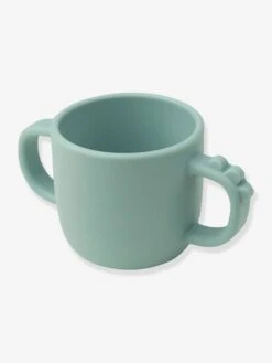 Tasse à 2 Poignées DONE BY DEER Peekaboo Crocodile En Silicone Vert - Done By Deer -Vertbaudet Soldes Magasin tasse a 2 poignees done by deer peekaboo crocodile en silicone 5