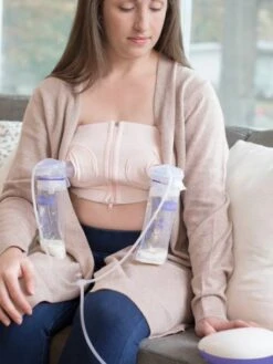 Tire-lait électrique 2 En 1 LANSINOH Transparent/lilas - Lansinoh -Vertbaudet Soldes Magasin tire lait electrique 2 en 1 lansinoh 2