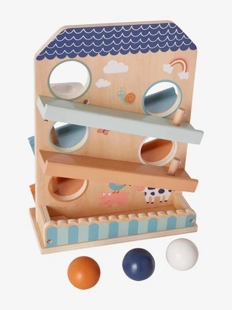 Toboggan à Balles En Bois FSC® Multicolore - Vertbaudet 5 Toboggan à Balles En Bois FSC® Multicolore - Vertbaudet – Image 5