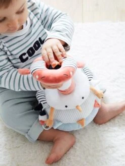 Tour à Empiler En Tissu LEON SUR LE PONTON Multicolore - Vertbaudet -Vertbaudet Soldes Magasin tour a empiler en tissu leon sur le ponton 5