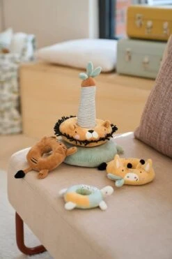 Tour à Empiler En Tissu TANZANIE Multicolore - Vertbaudet -Vertbaudet Soldes Magasin tour a empiler en tissu tanzanie 4