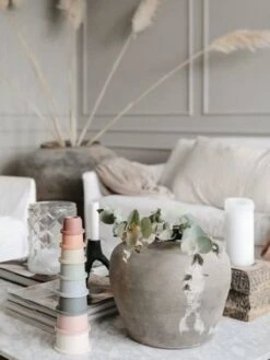 Tour à Empiler - MUSHIE Rose - Mushie -Vertbaudet Soldes Magasin tour a empiler mushie 3