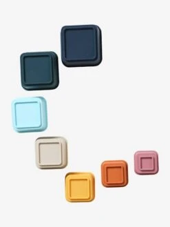 Tour De Cubes En Silicone Multicolor - Vertbaudet -Vertbaudet Soldes Magasin tour de cubes en silicone 4