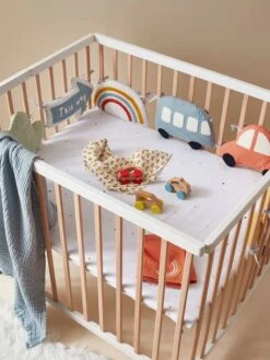 Tour De Lit Modulable EN VOITURE SIMON Bleu / Multicolore - Vertbaudet -Vertbaudet Soldes Magasin tour de lit modulable en voiture simon 2